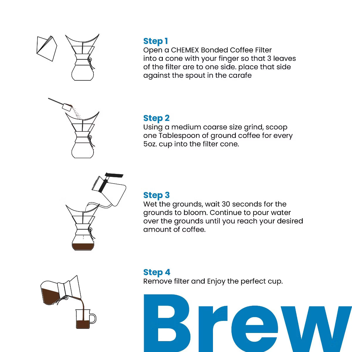 Coffee Maker – Culinvaro Pour-Over Glass Coffeemaker - Classic Series - 8-Cup