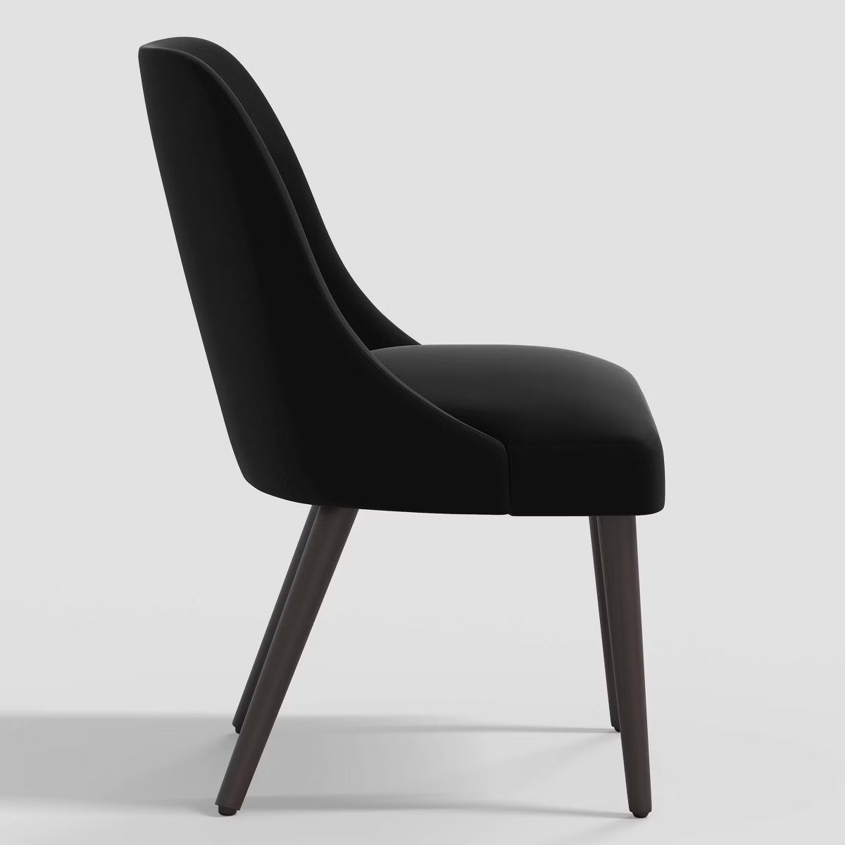 Dining Chair – Culinvaro Geller Modern Dining Chair in Classic Velvet Black