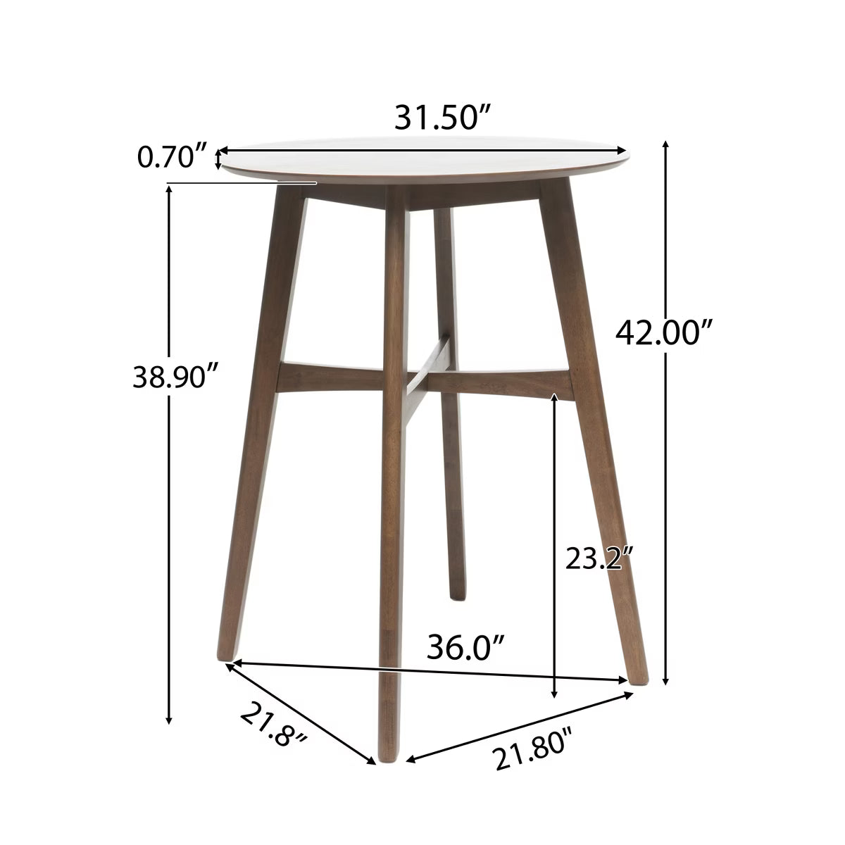 Century Modern Fabric Upholstered 5 Piece Bar Set