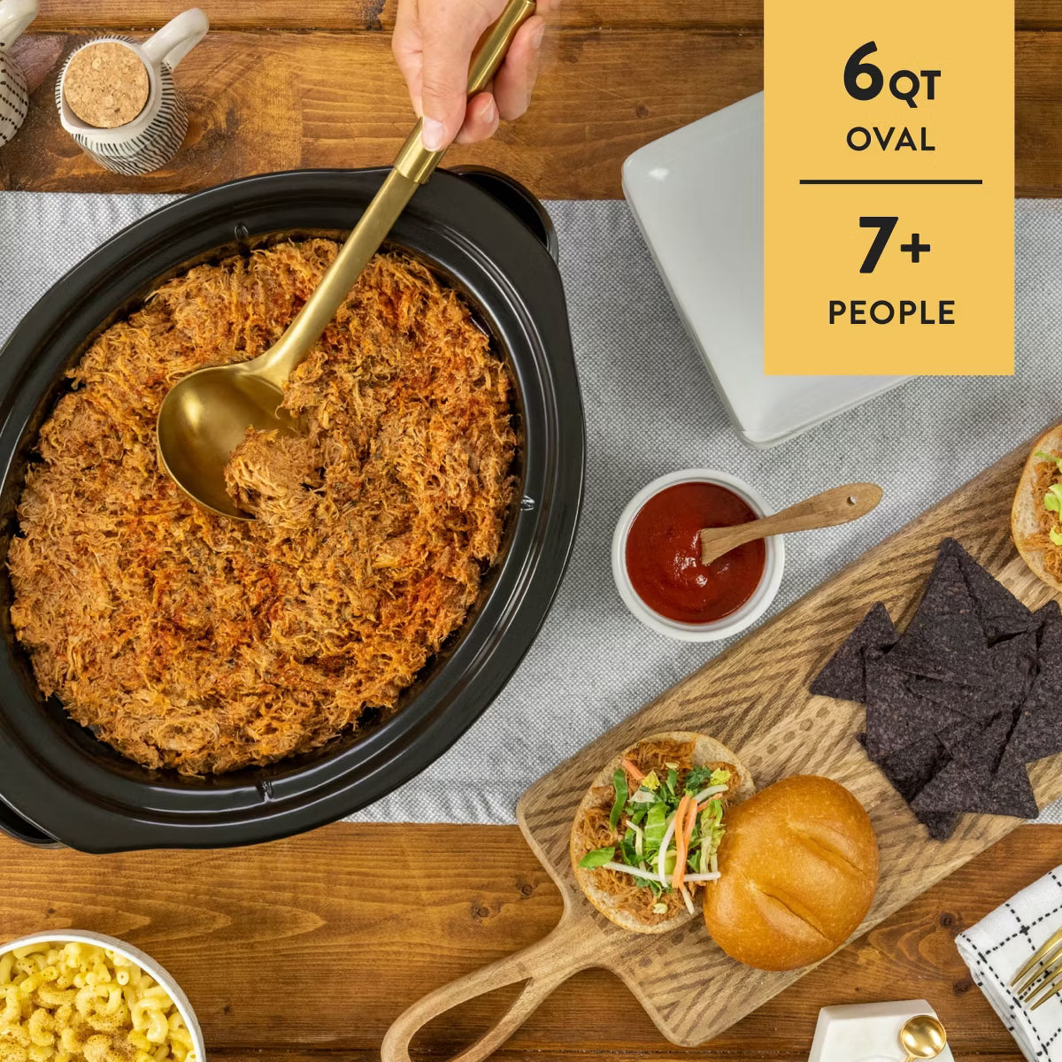 Slow Cooker – 6qt MyTime Technology Programmable Slow Cooker – Stainless Steel