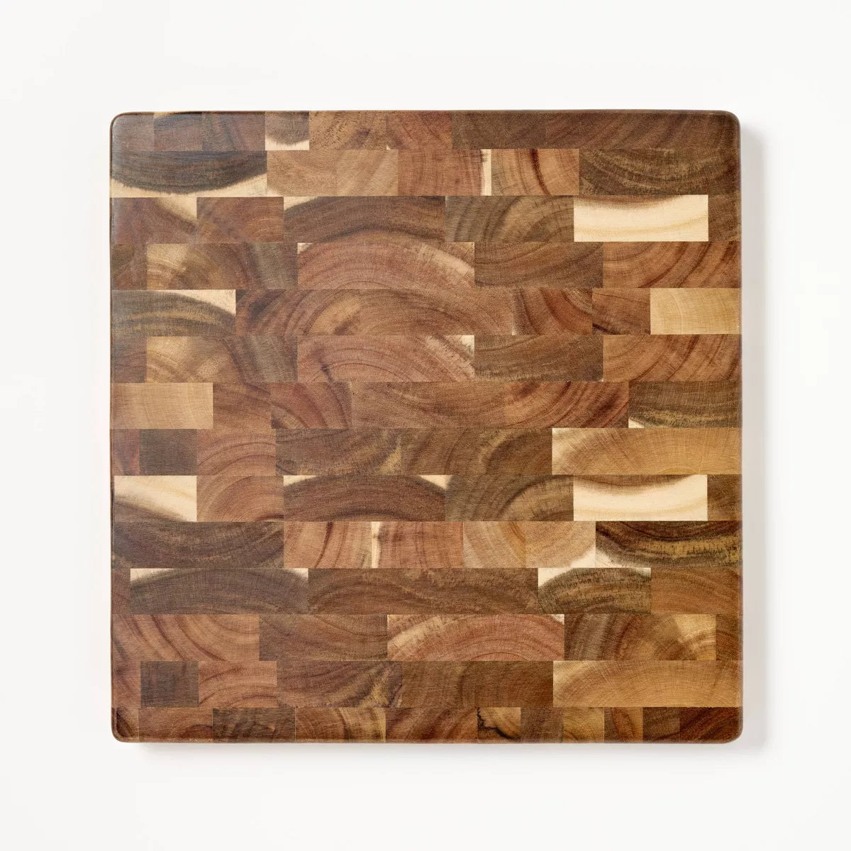 Cutting Board – Culinvaro 14"x14" End Grain Acacia Wood Cutting Board Natural