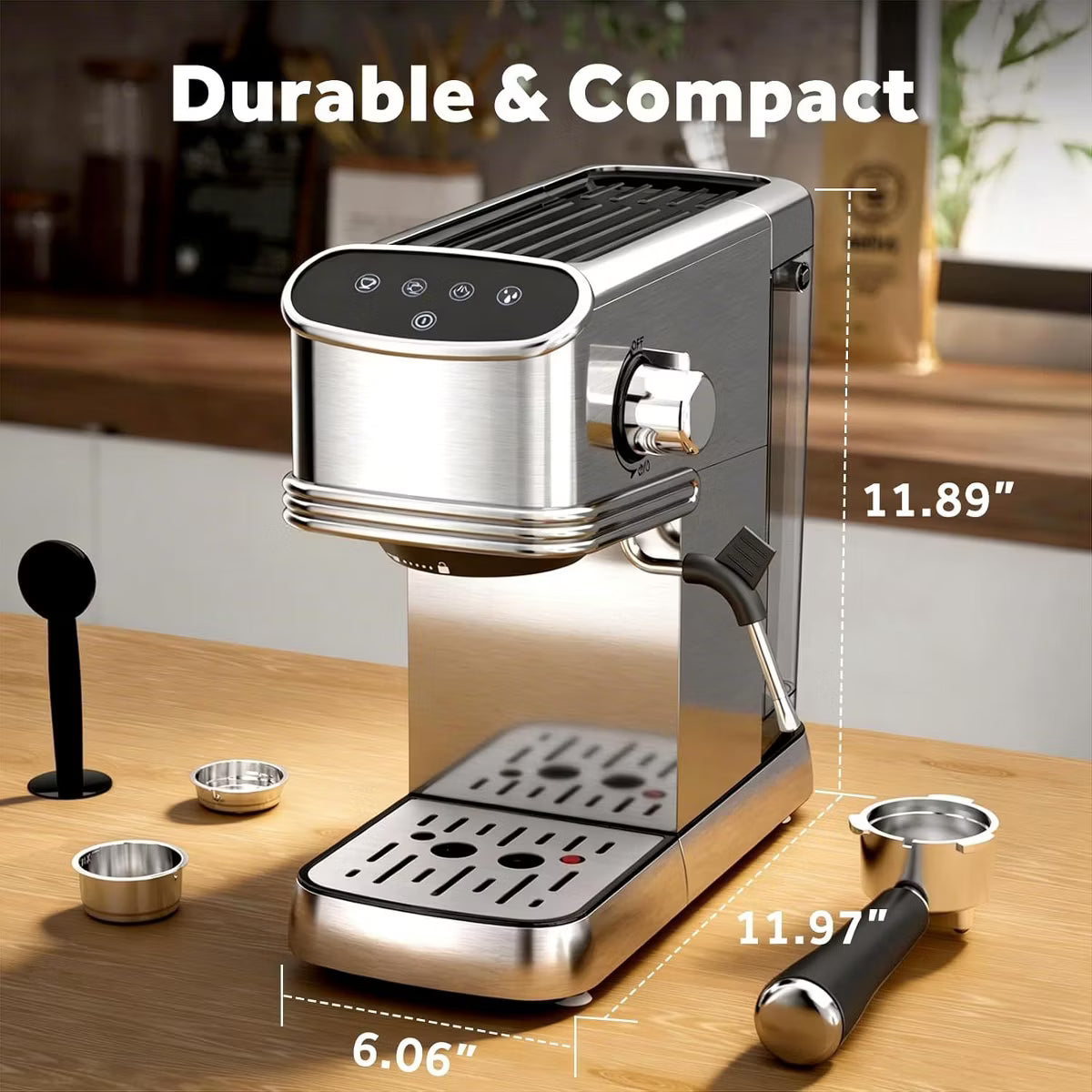 Espresso Machine – Culinvaro 20 Bar Espresso Machine with Milk Frother