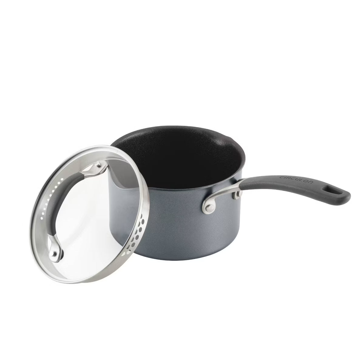 Cookware Set – A1 Series with ScratchDefense Technology 2qt Nonstick – Gray