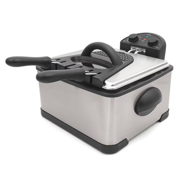 Deep Fryer – 4qt Deep Fryer - – Silver
