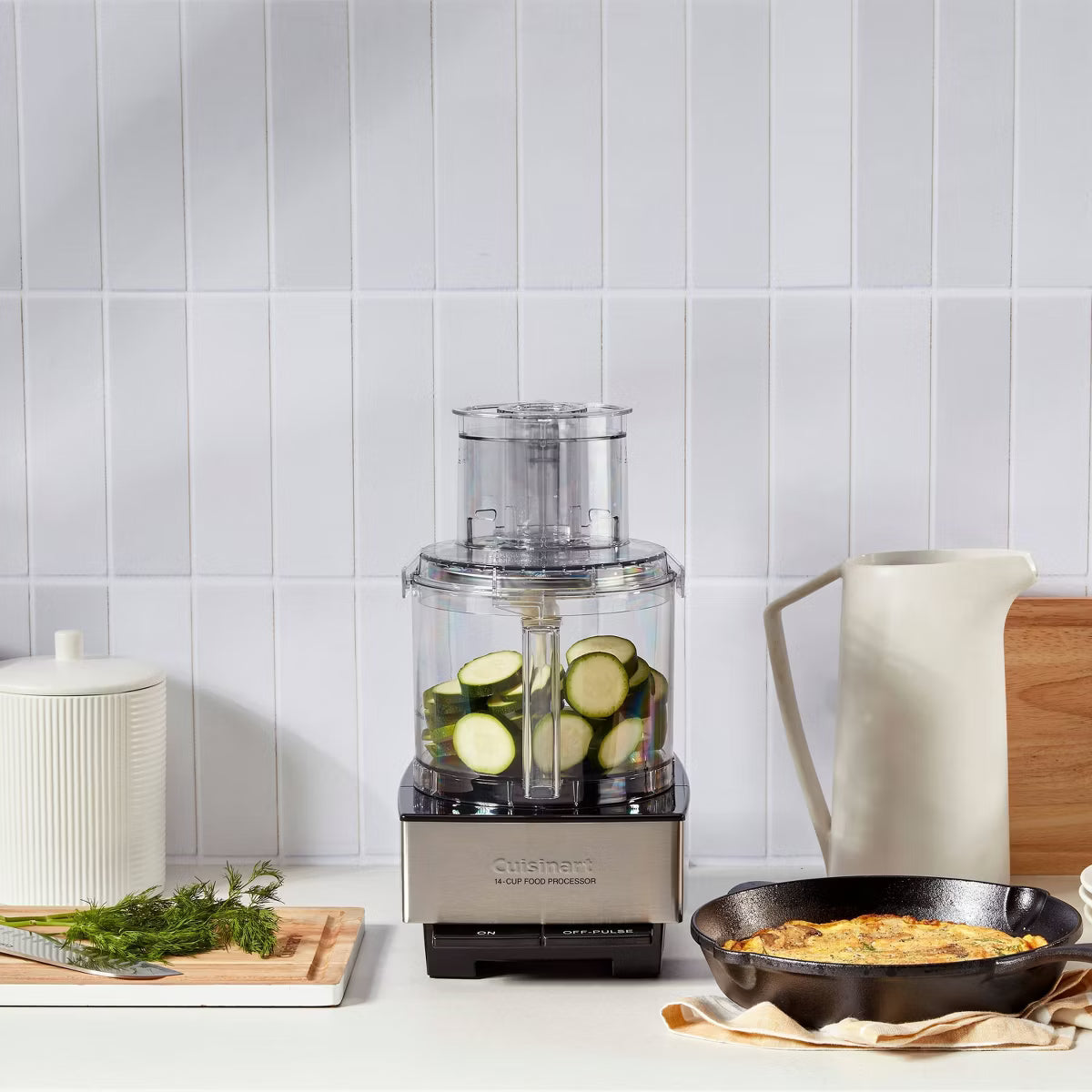 Food Processor – 14-Cup Food Processor - Brushed – Silver
