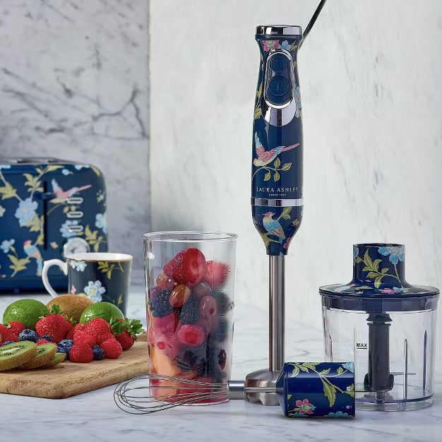 Immersion Blender – Hand Blender Rose: 500W, 2 Speeds, Plastic, 23.6 Volume – Navy
