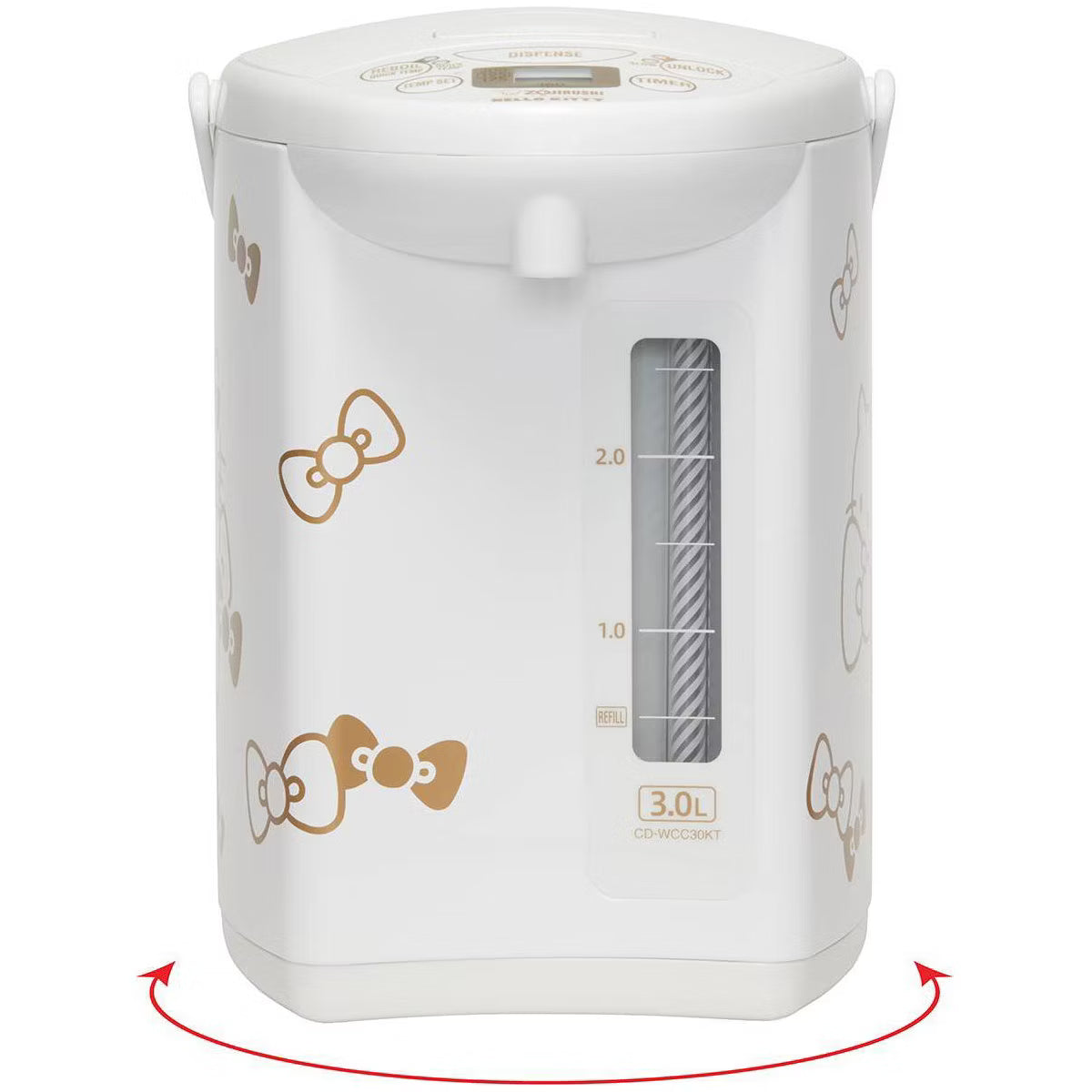 Hello Kitty 3L Micom Water Boiler and Warmer White CD-WCC30KT