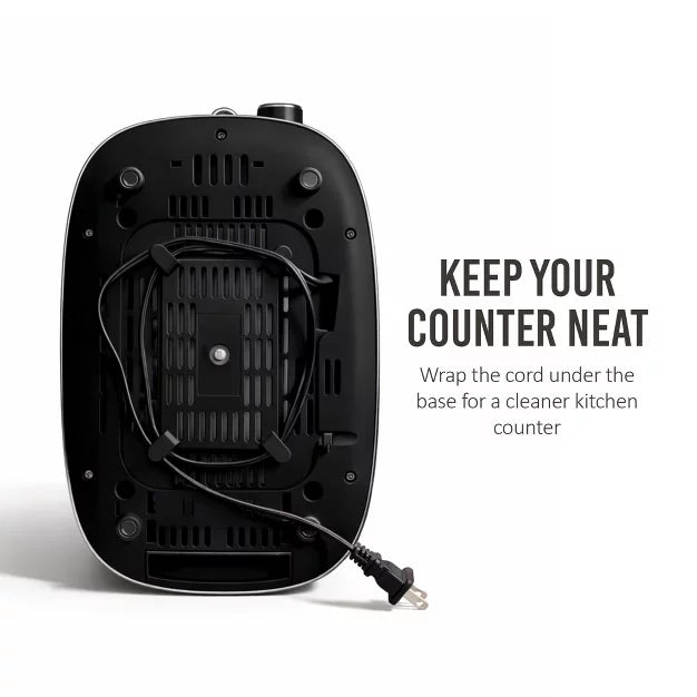 Toaster – Classic Retro 2-Slice Toaster – Black