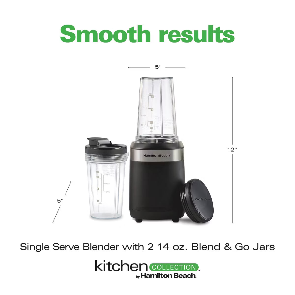 Personal Blender – Single-Serve Blender 51160KC – Stainless Steel