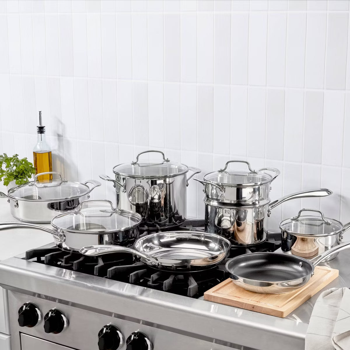 Cookware Set – 13pc Classic Cookware Set – Silver