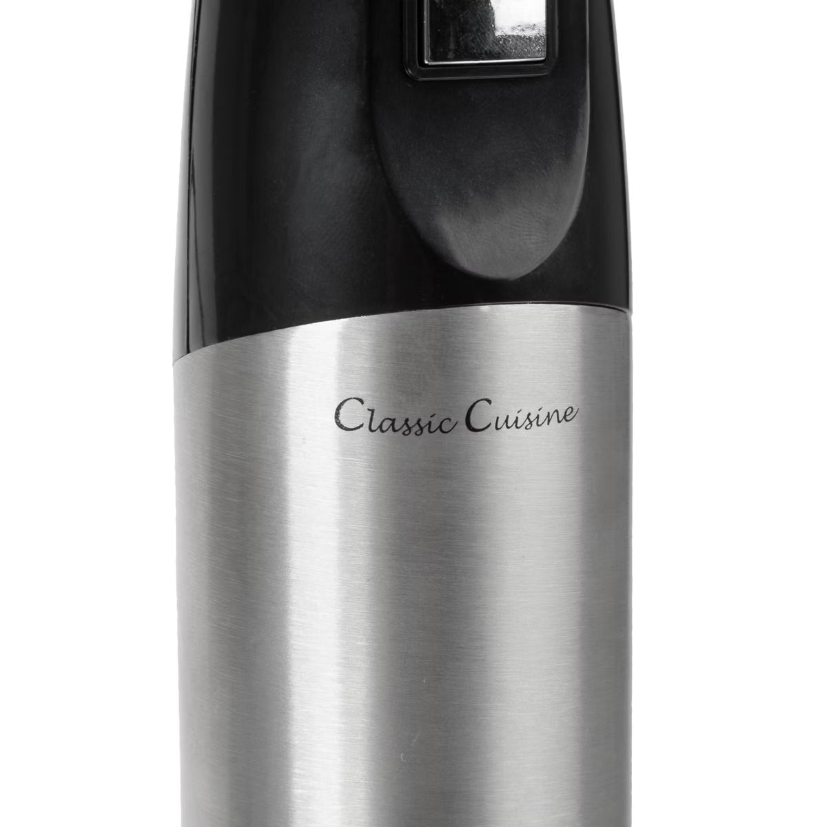Immersion Blender – 4-In-1 6-Speed Anti-Splash Immersion Blender With Attachment Set – Black