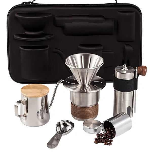 Pour Over Coffee Maker – The Complete Pour-Over Coffee Set – Black