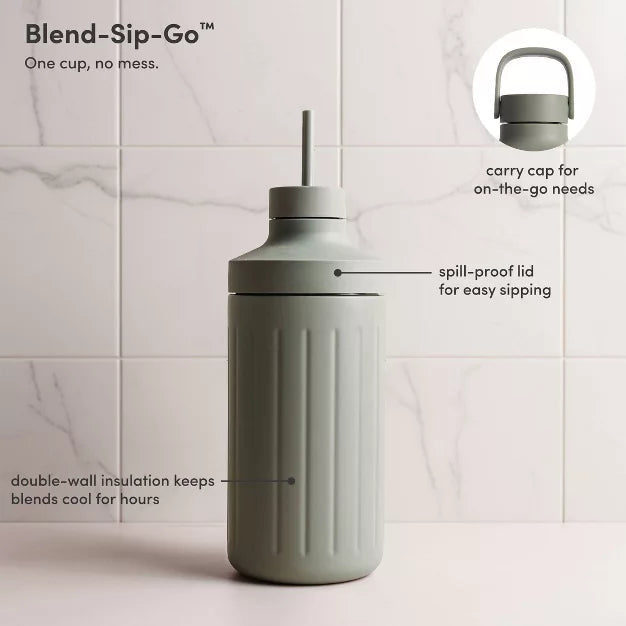 Countertop Blender – Mega 1200 Blender Sand – Sage Green