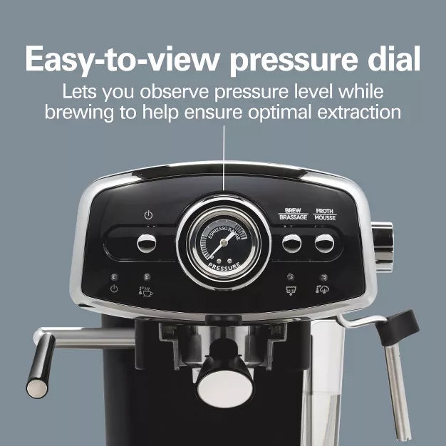 Espresso Machine – Retro Slide Espresso Machine 40730 – Black