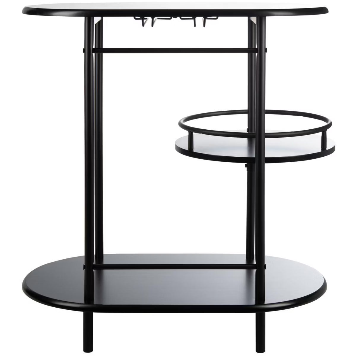 Bar Table – Culinvaro va 3 Tier Swivel Bar Table - BCT8007C - White/Gold