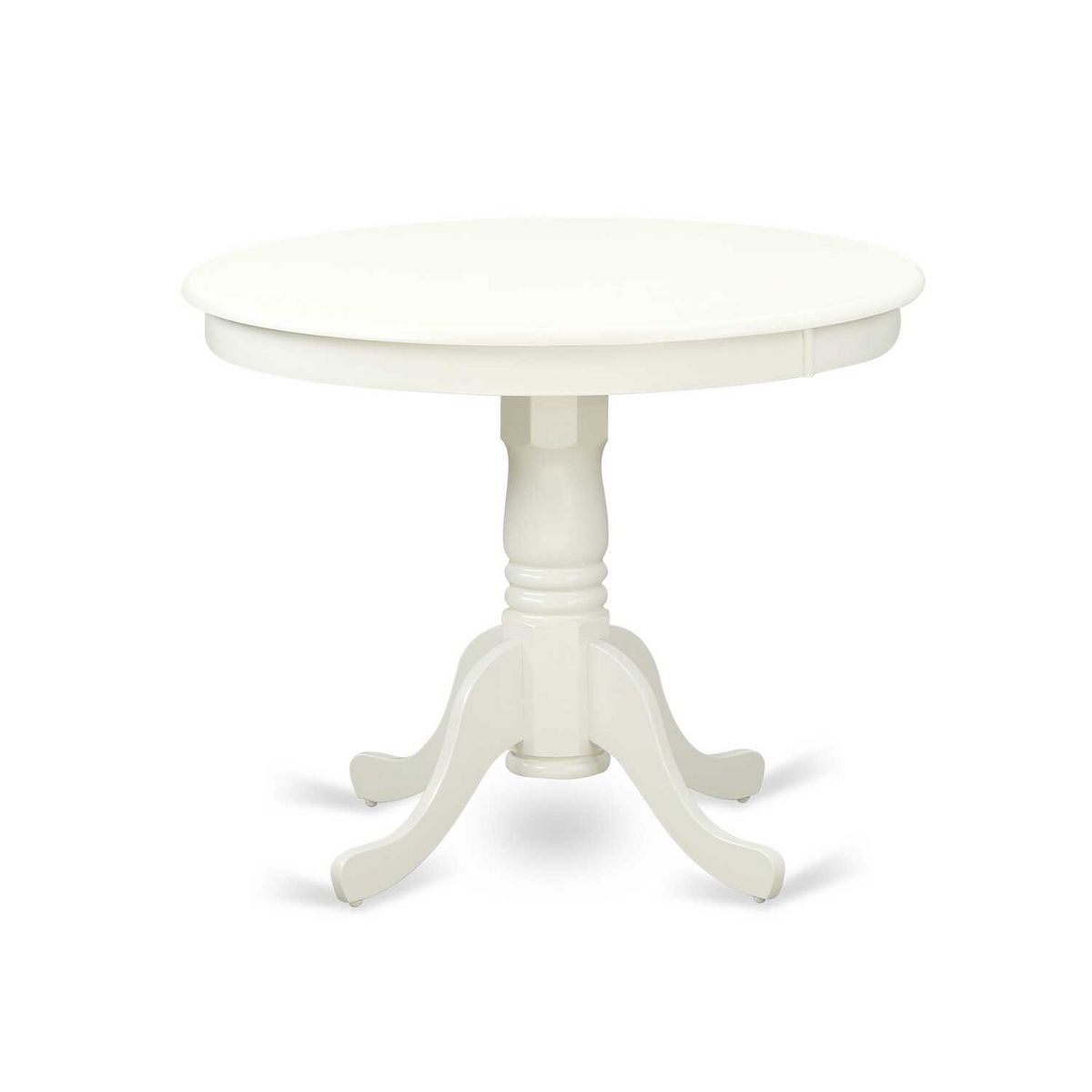 Dining Set – Culinvaro 3-Piece Linen White Finish Solid Wood Top - Dining Room Set (Seats 4)