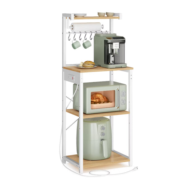 Baker's Rack – Culinvaro Kitchen Bakers Rack with Power Outlet