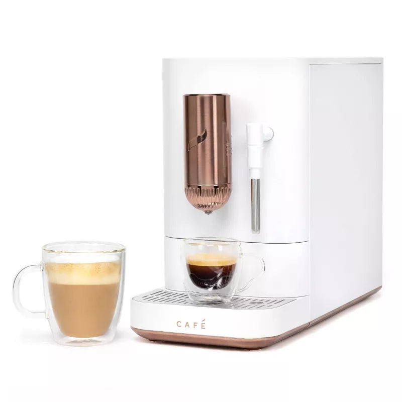 Espresso Machine – Automatic Espresso Machine + Frother Matte – Matte White