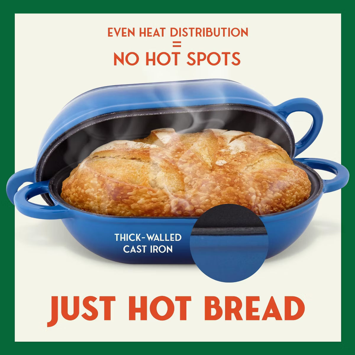 Dutch Oven – Basilico Enameled Cast Iron Dutch Oven 2 Qt – Blue