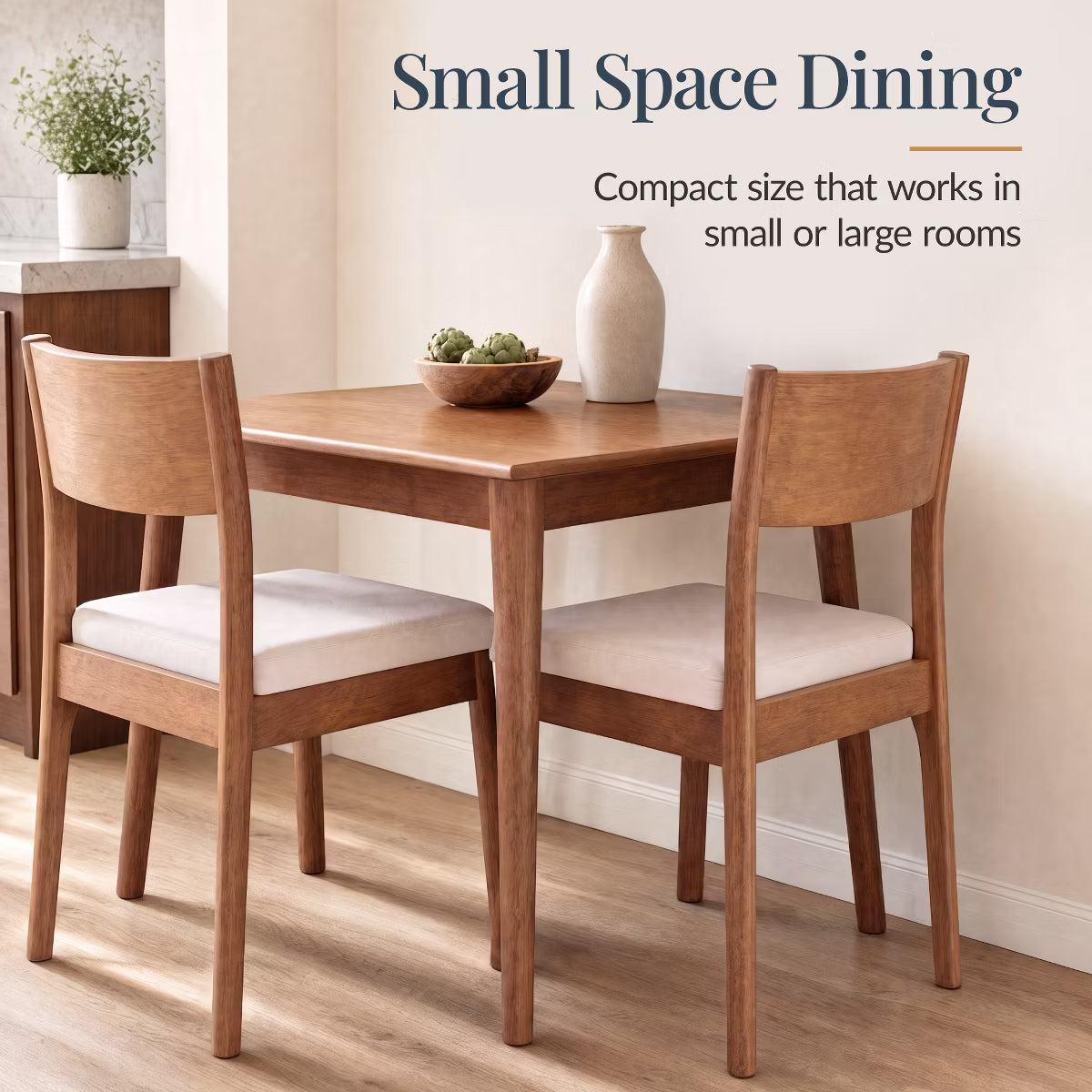 Dining Chair – Culinvaro Dining Chairs Set of 2, Modern Solid Wood & Upholstered Chairs