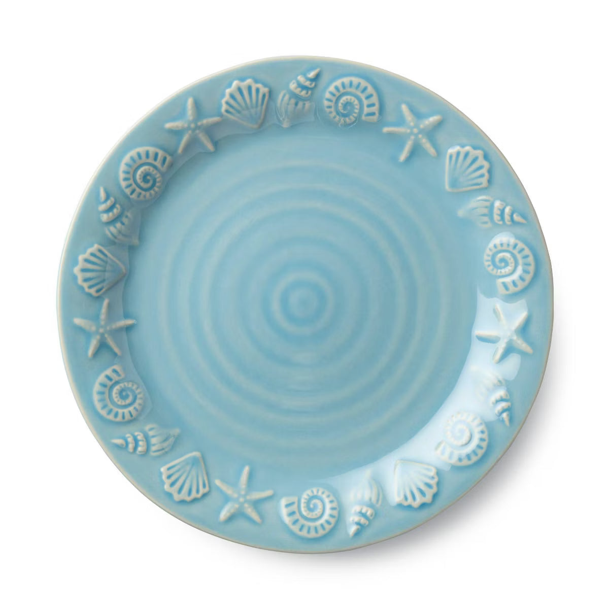 Salad Plate – Culinvaro Coastline Blue Set of 4 Salad Plates