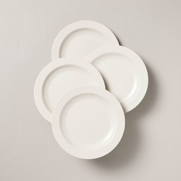 Salad Plate – Culinvaro 4pk 9.25" Melamine Salad Plates Sour Cream