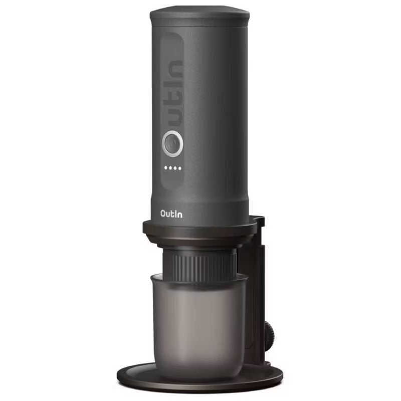 Nano Portable Electric Espresso Machine with Universal Coffee Stand – Space Gray