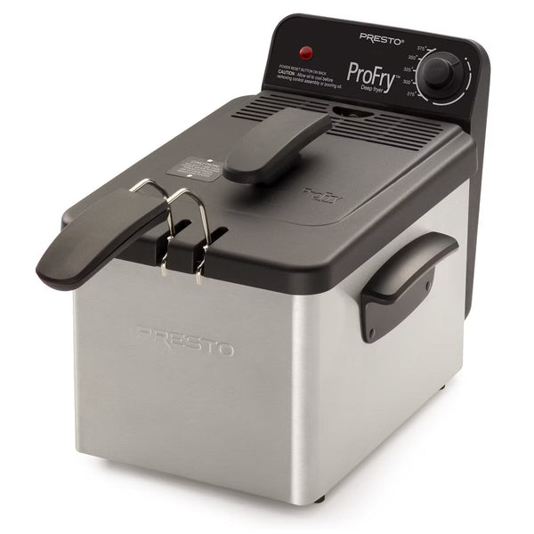 Deep Fryer – ProFry 8-Cup Deep Fryer with 1800-Watt – Silver