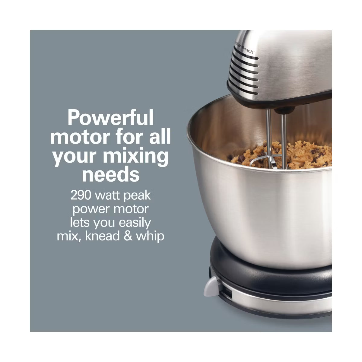 Stand Mixer – 6-Speed Classic Hand Mixer – Stainless Steel