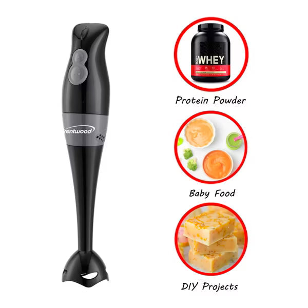 Immersion Blender – 2 Speed 200W Hand Blender – Black