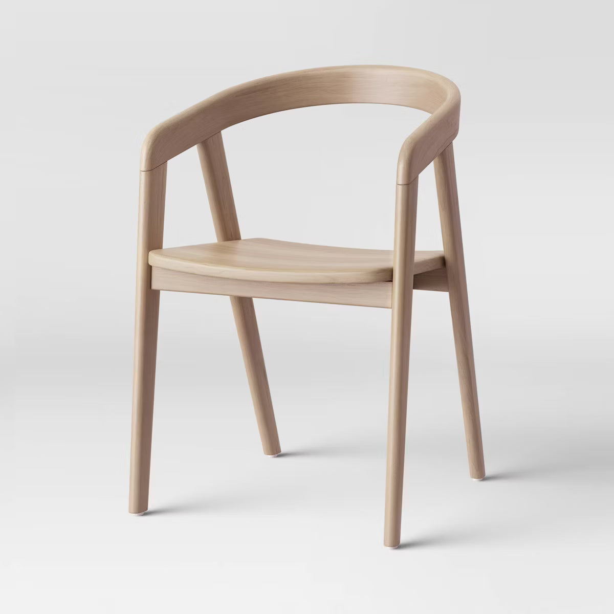 Lana Curved Back Dining Chair Brown