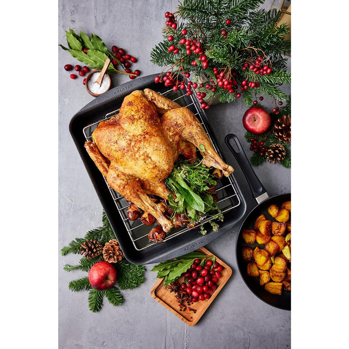 Roasting Pan – Classic 17.5" x 12.5" Roasting Pan, 8.25 Qt. – Black