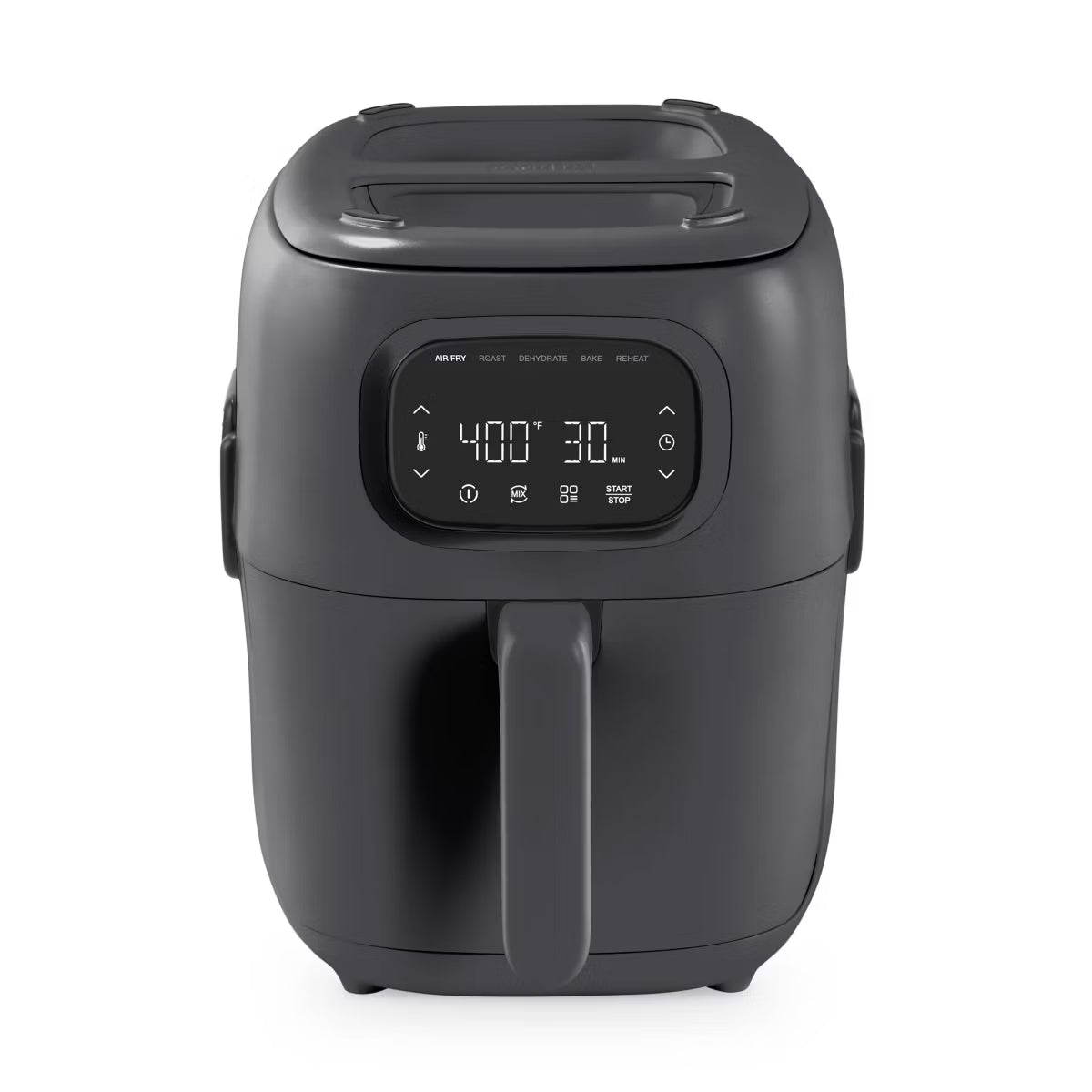 Air Fryer – 7qt Flip and Fry Digital 2-in-1 Grill + Air Fryer – Gray