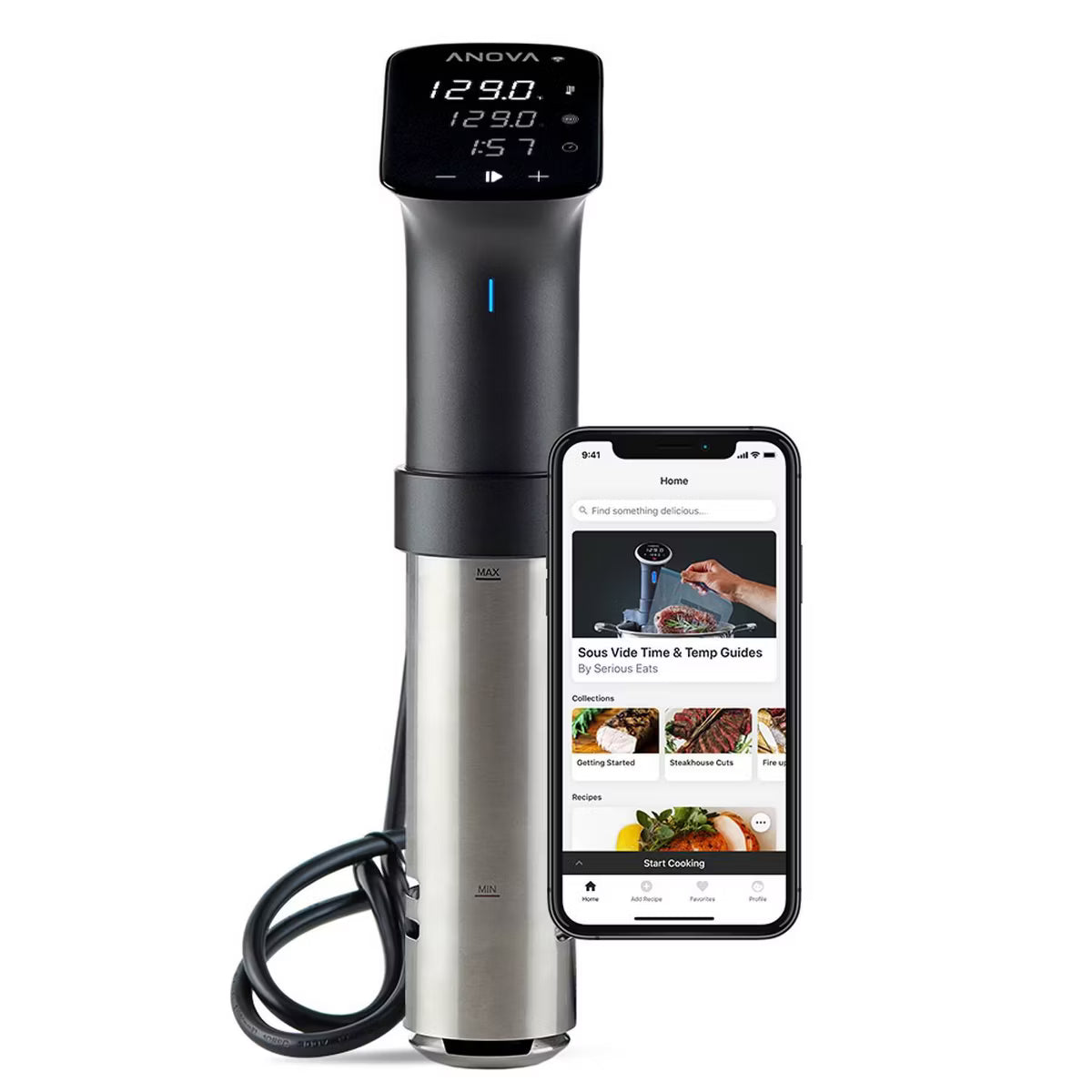 Sous Vide Cooker – Wifi Precision Cooker Pro: Immersion Circulator – Silver