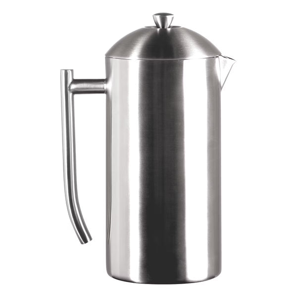 Coffee Maker – Culinvaro Brushed 18/10 Stainless Steel French Press Coffee Maker, 44-ounce