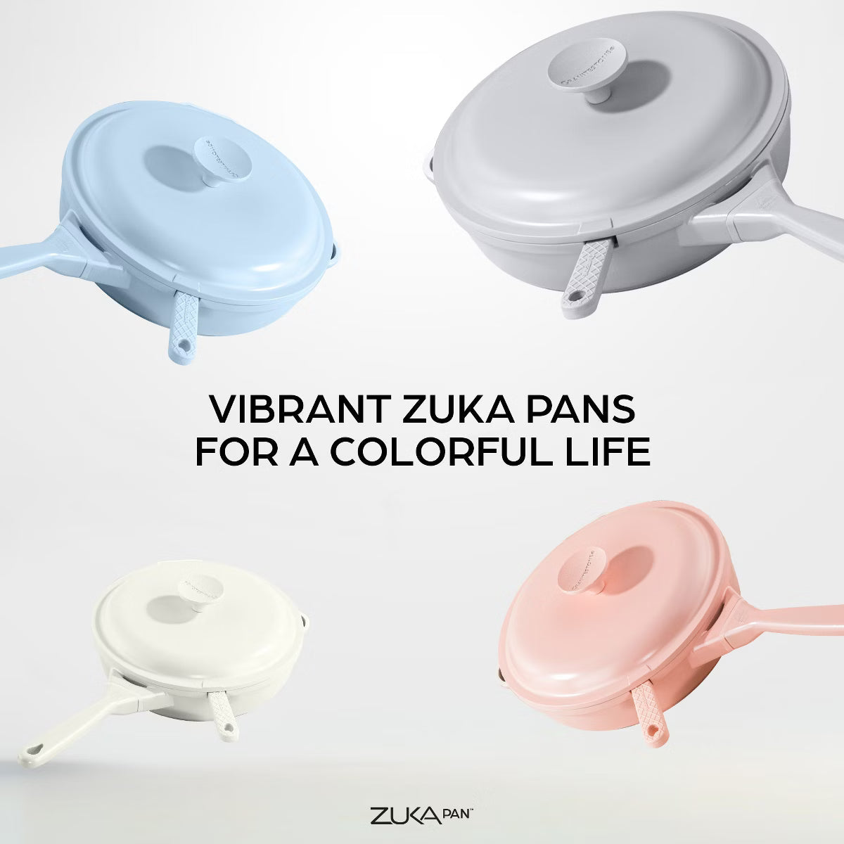 Frying Pan – Zuka Everyday Pan 8" Nonstick Multi – Grey