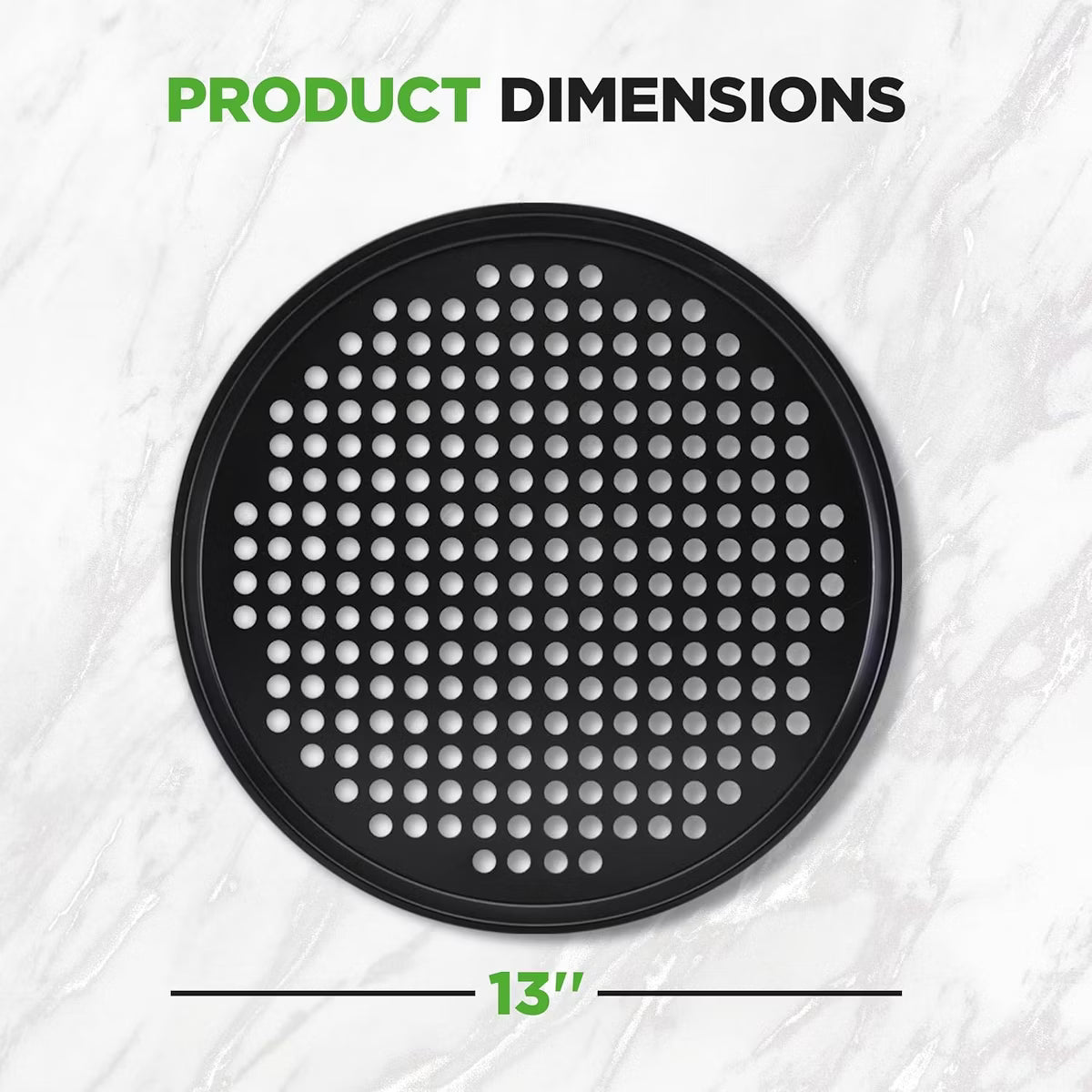 Pizza Pan – 13" Nonstick Carbon Steel Pizza Pan Set - 2 pc – Dots
