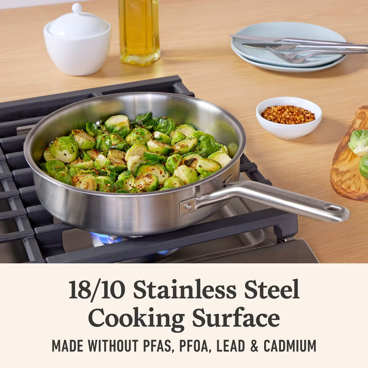 Saute Pan – 3qt Saute Pan with Lid – 3Qt