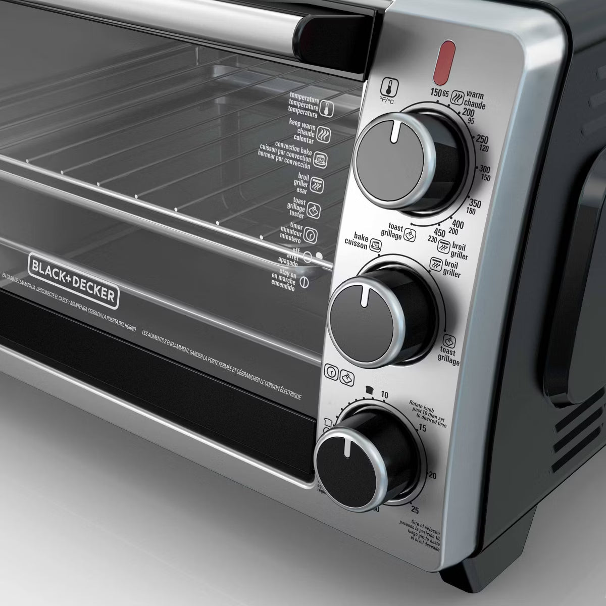 Toaster Oven – 6 Slice Toaster Oven - : Countertop – Black