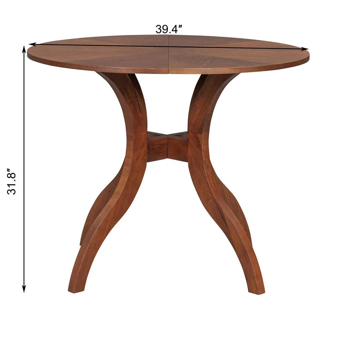 3 Piece Round Dining Table Set for 2