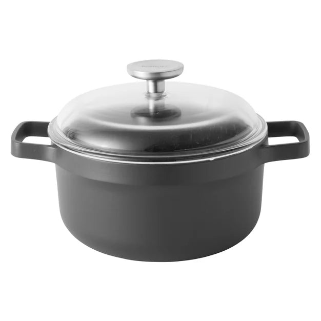 Cookware Set – 5Pc Cast Aluminum Non-stick Starter Cookware Set – Black
