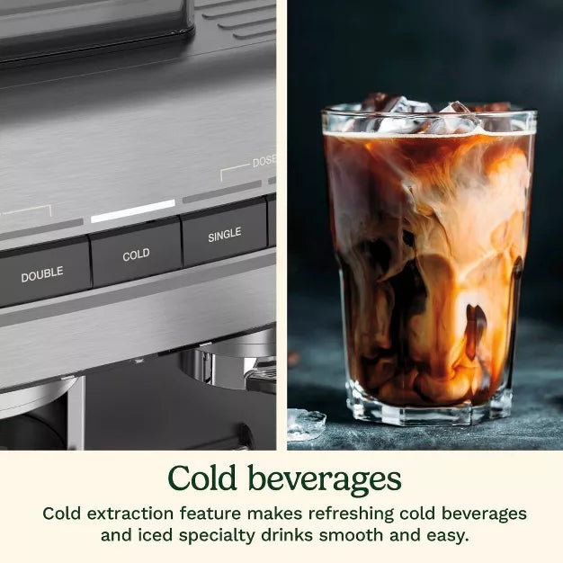 Espresso Machine – Espresso Bar Collection Grind & Brew Espresso Machine – Gray