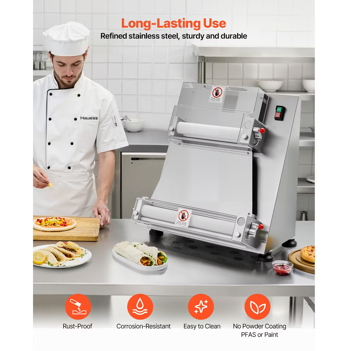 Pizza Oven – automatic Pizza Press – Silver