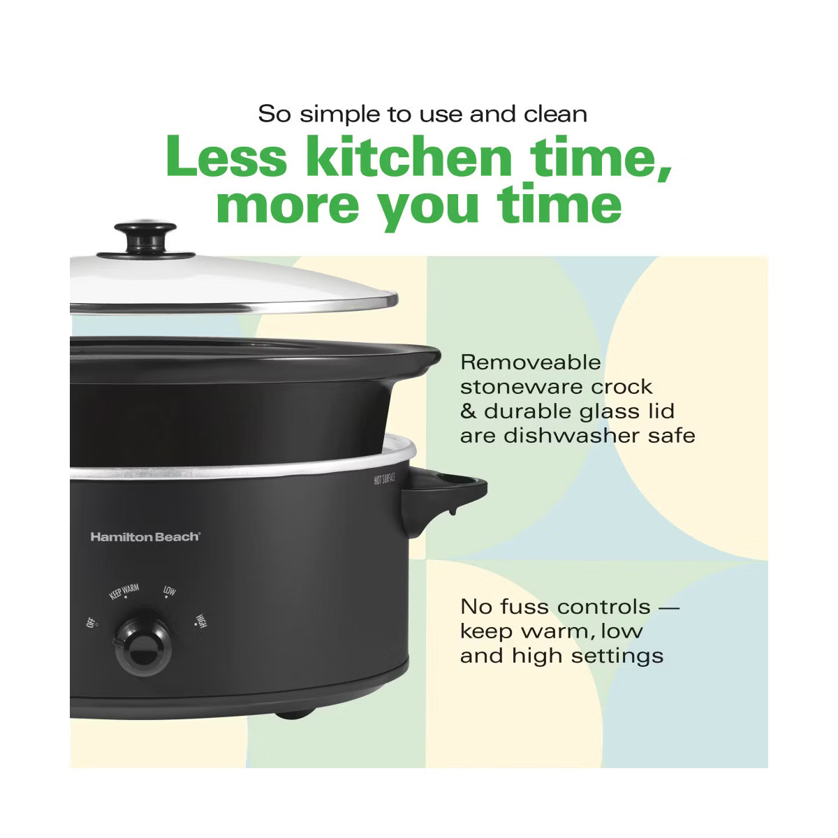 Slow Cooker – Kitchen Collection By Hamilton Beach 6qt Slow Cooker 33607KC – Black