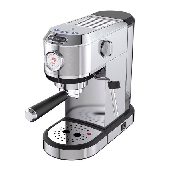 Espresso Machine – 3-in-1 Plastic/Metal Espresso Maker Finish – Stainless Steel