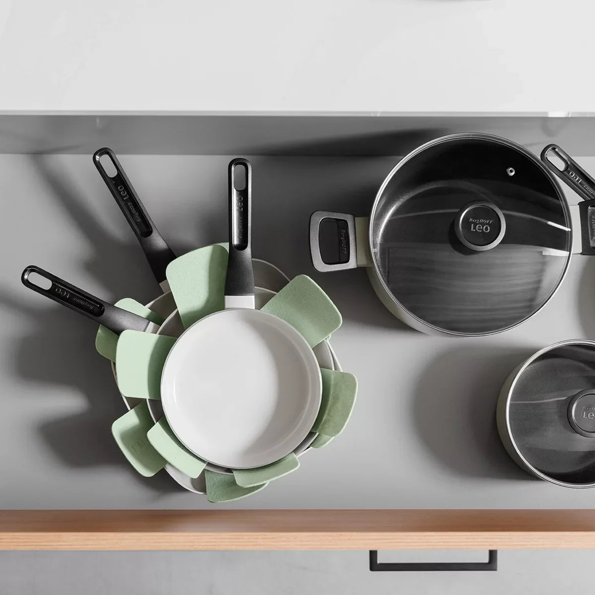 Cookware Set – Leo Glints Nonstick Ceramic 3Pc Cookware Set – 7Pc