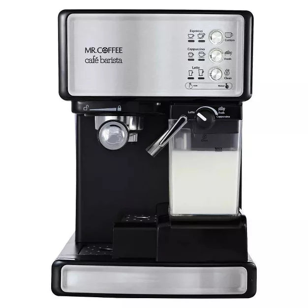 Espresso Machine – Coffee Maker with Automatic Milk Frother and 15-Bar Pump – Black