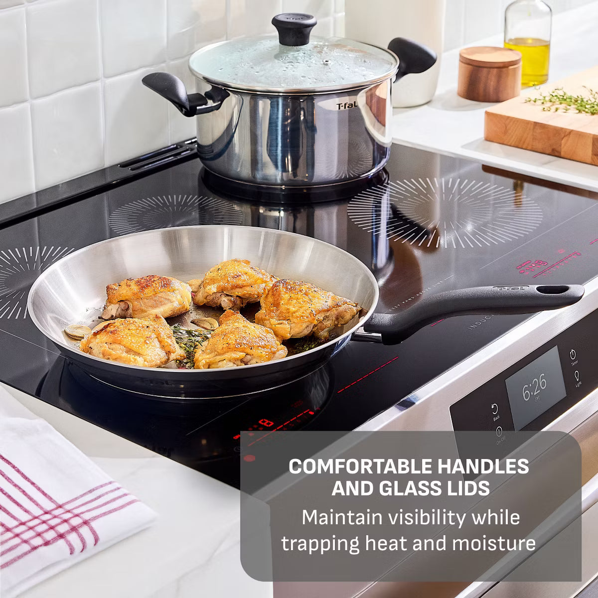 Frying Pan – Simply Cook 11" Fry Pan with Lid – Silver