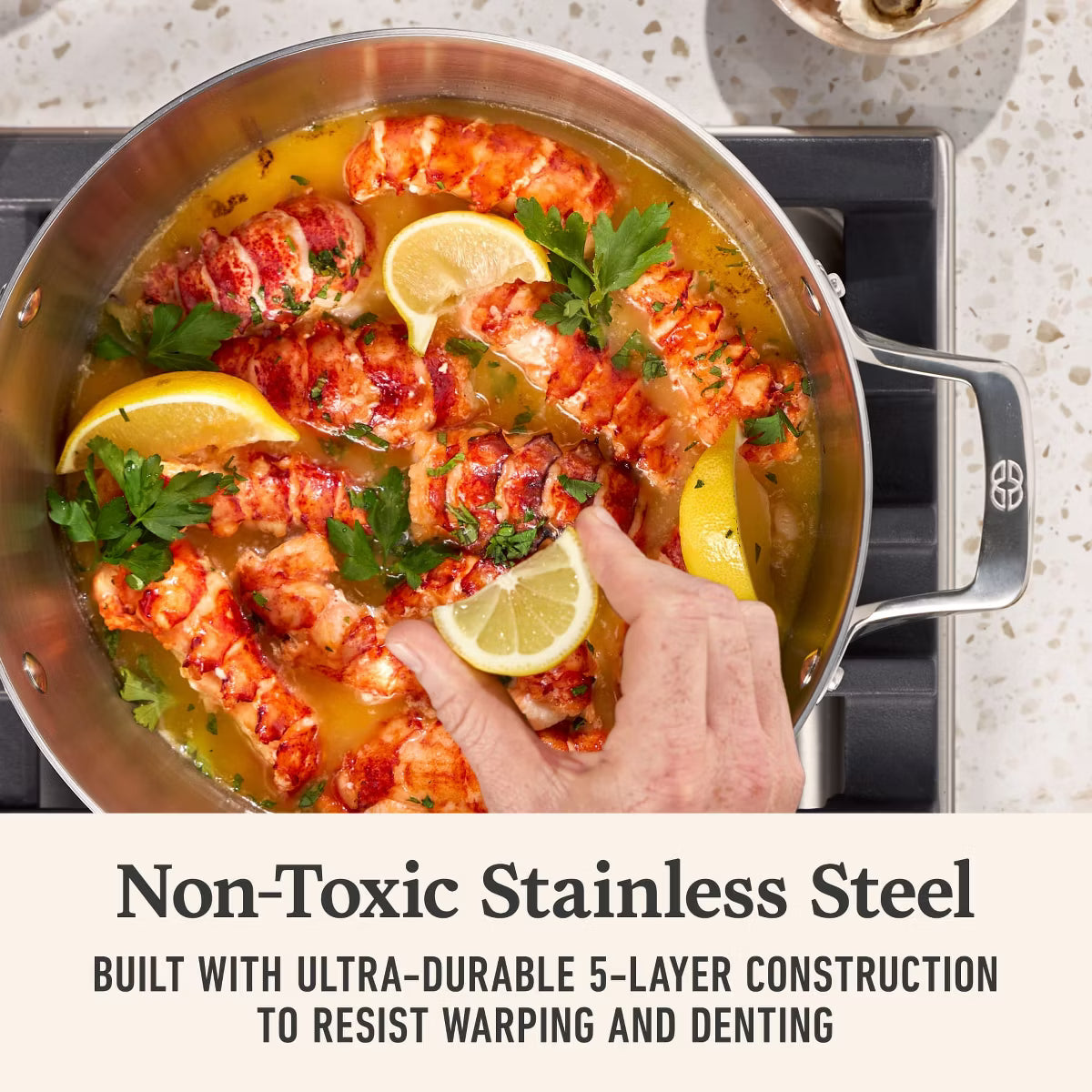Stock Pot – 6qt Premier Stock Pot – Stainless Steel
