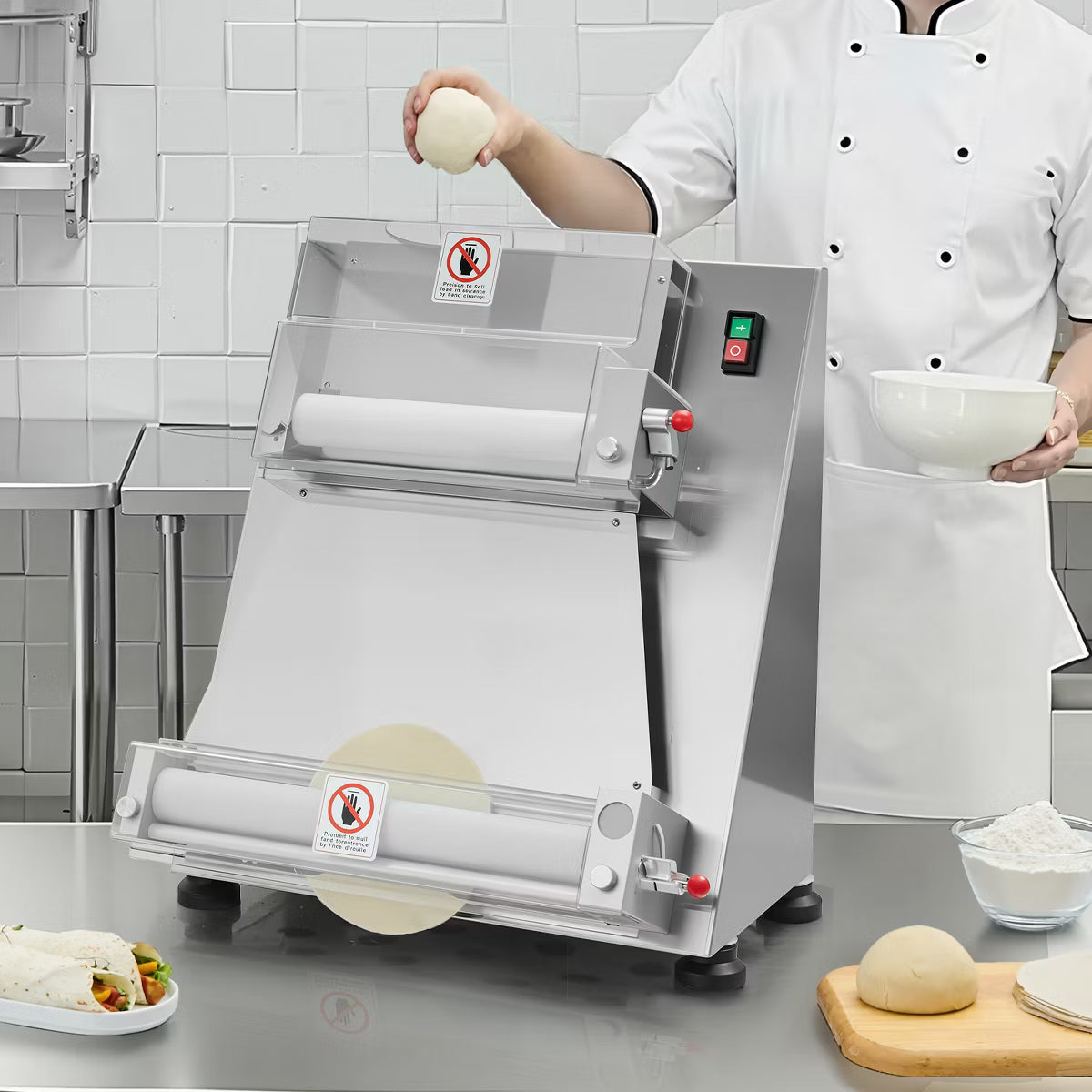 Pizza Oven – automatic Pizza Press – Silver